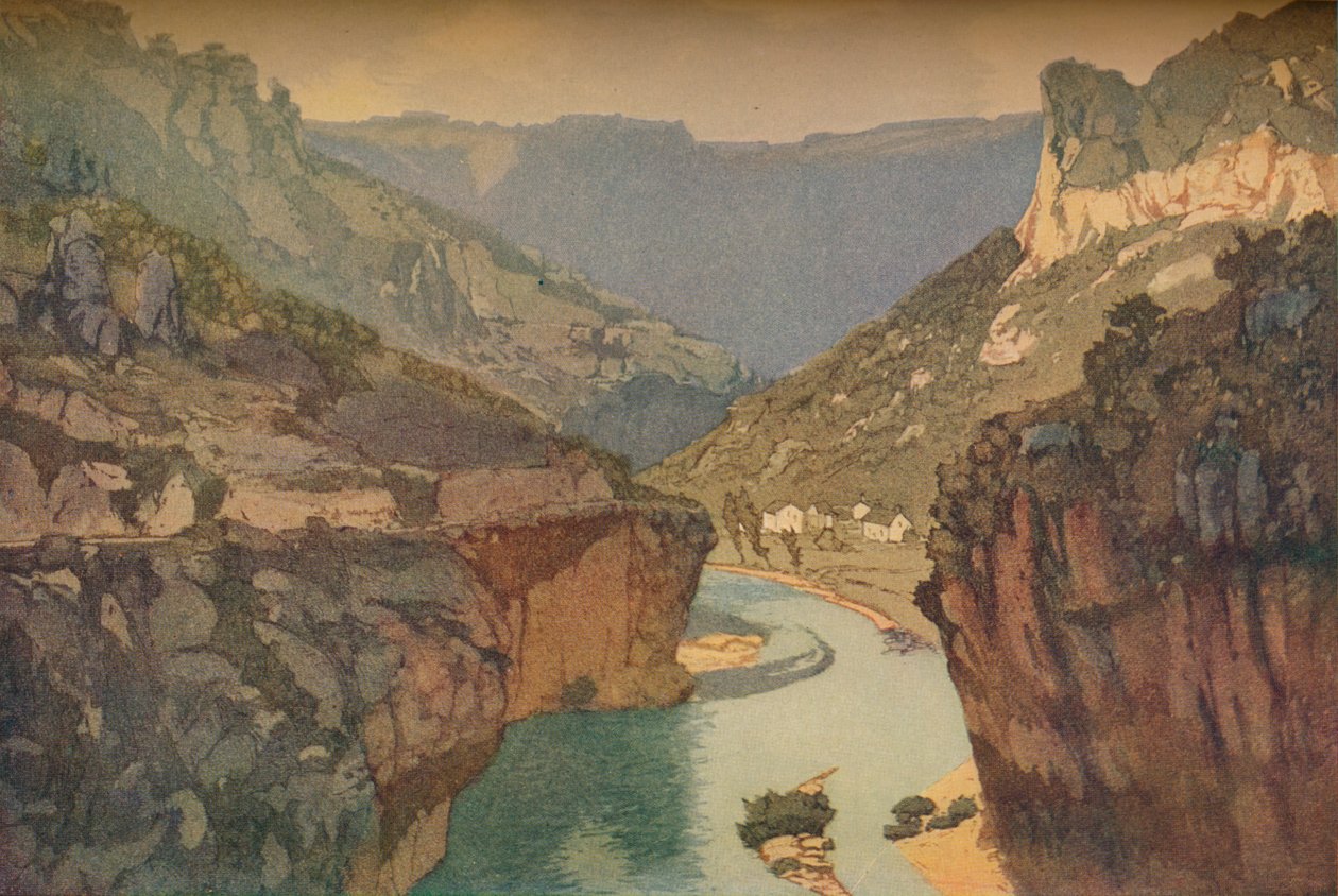 The Gorges of the Tarn, 1912, 1914 af Edward Louis Lawrenson