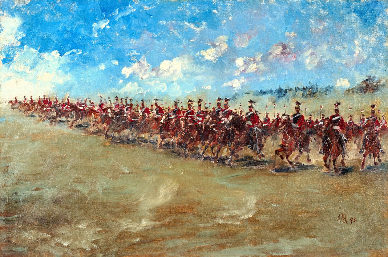 16. Lancer frem i galop, 1898 af Edward Matthew Hale