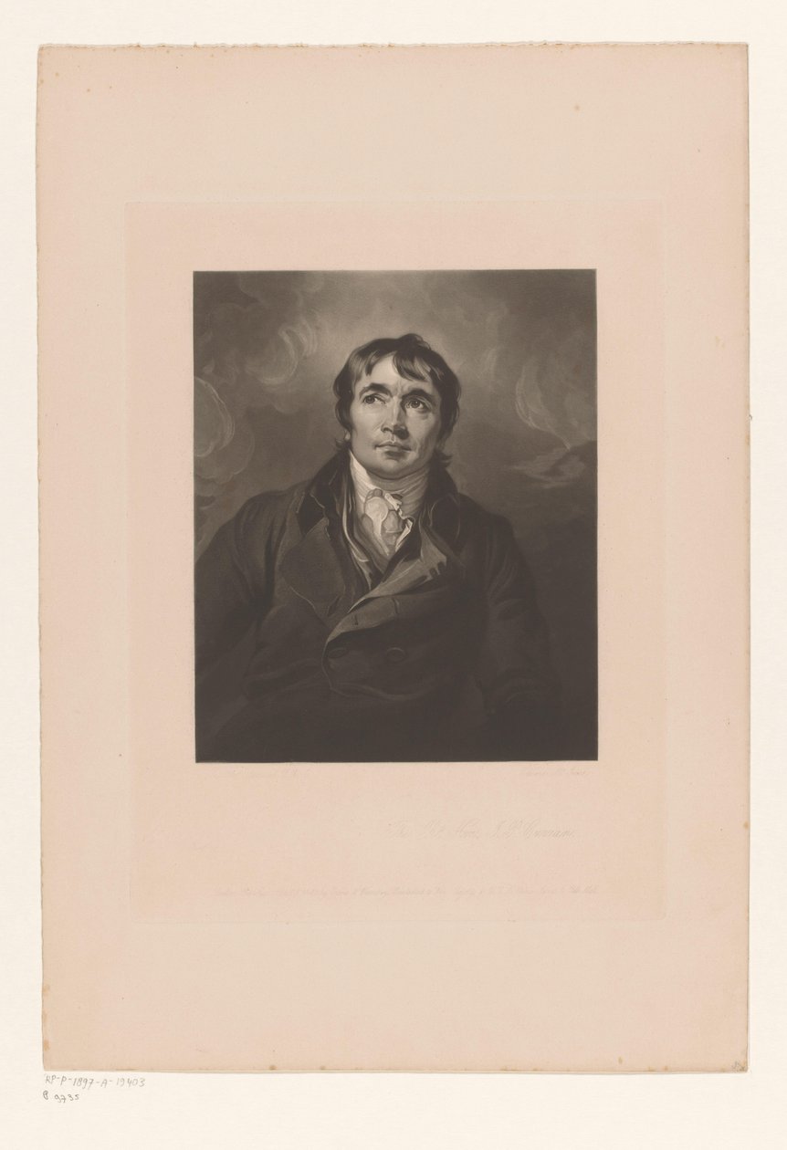 Portret af John Philpot Curran af Edward McInnes