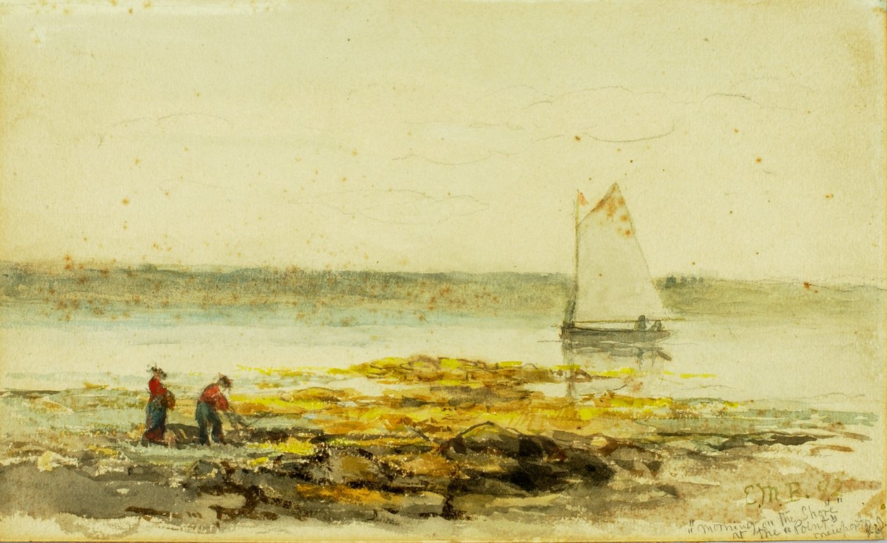 Morgen på stranden, 1892. af Edward Mitchell Bannister
