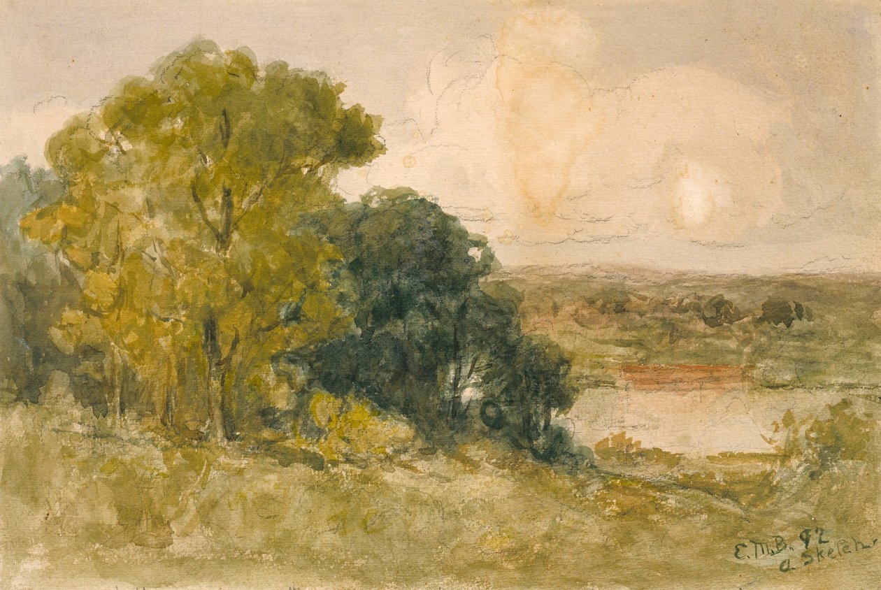 På Seekonk-floden af Edward Mitchell Bannister