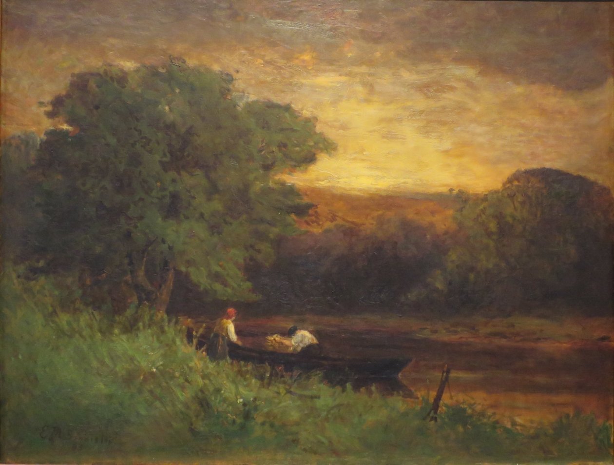 Flodscenen af Edward Mitchell Bannister