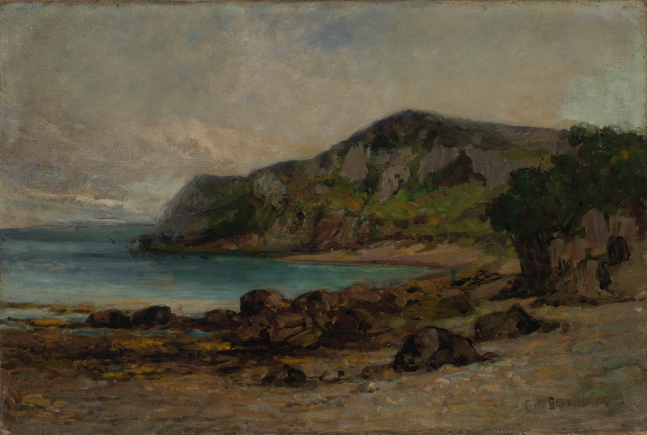 Klipper ved Newport af Edward Mitchell Bannister