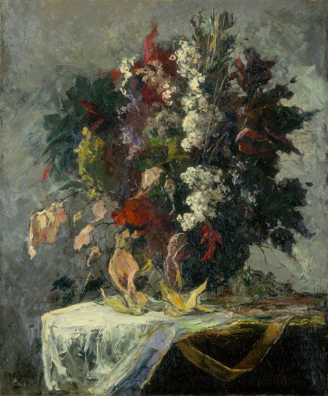 Uden titel (blomsterstilleben) af Edward Mitchell Bannister