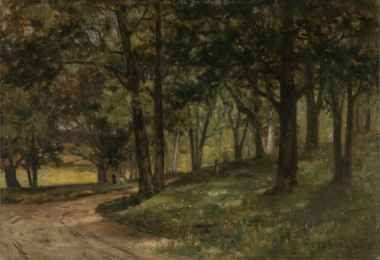 Uden titel (landskab med træer) af Edward Mitchell Bannister