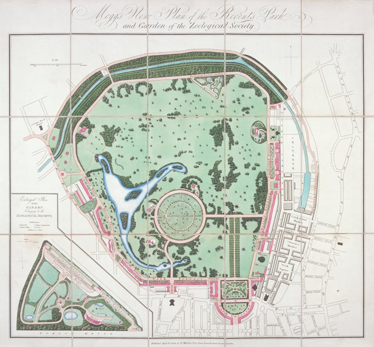 Plan over de zoologiske haver, Regent