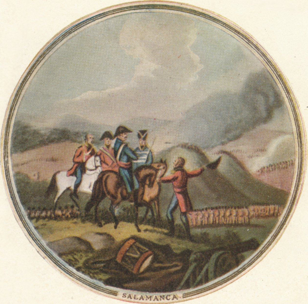 Slaget ved Salamanca, 1815, 1910 af Edward Orme