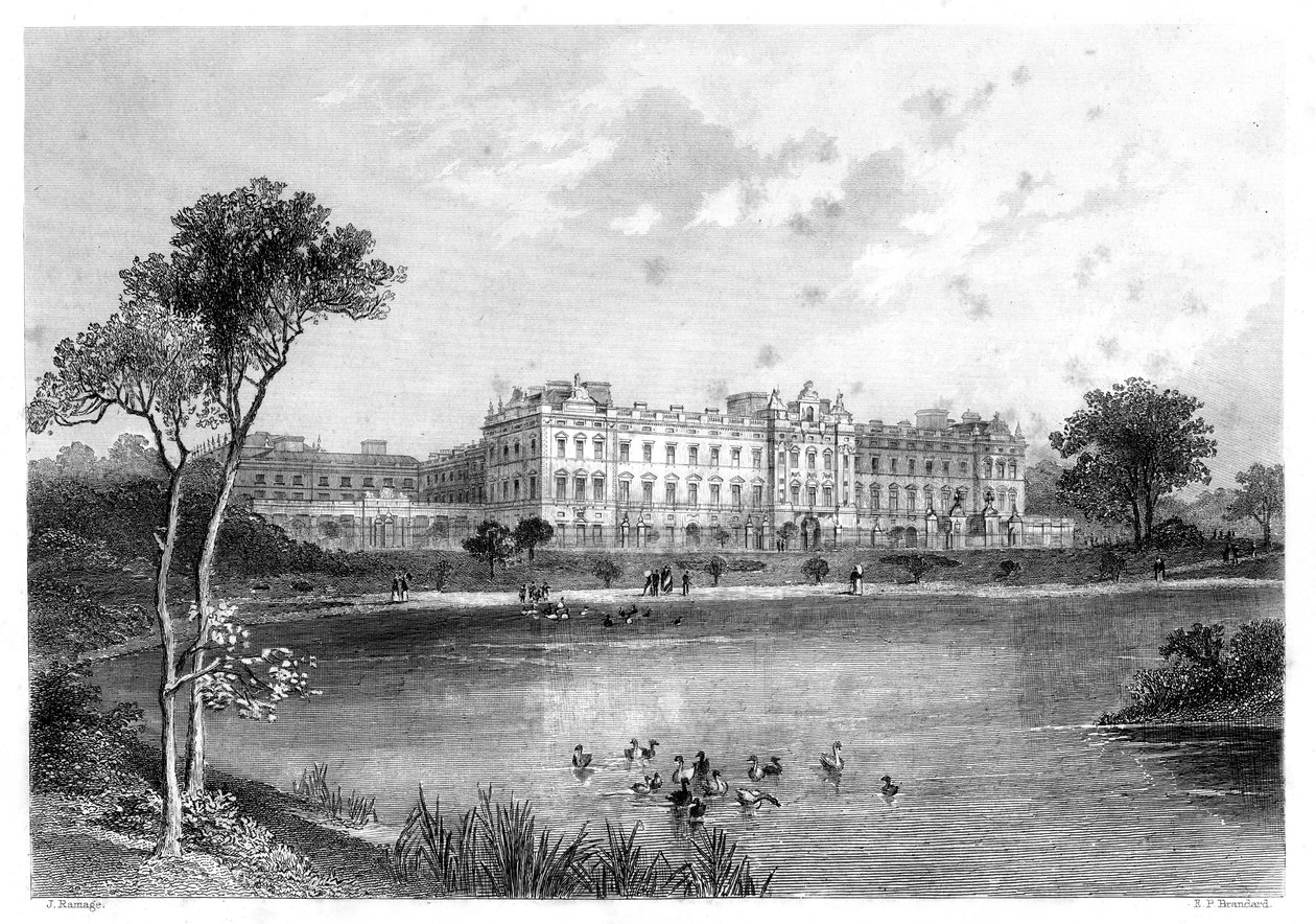 Buckingham Palace, London, 1899. af Edward Paxman Brandard