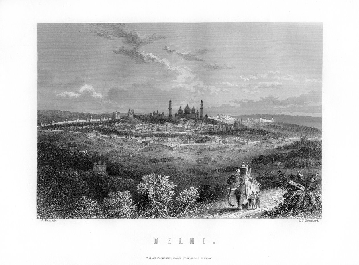 Delhi, Indien, 1893. af Edward Paxman Brandard