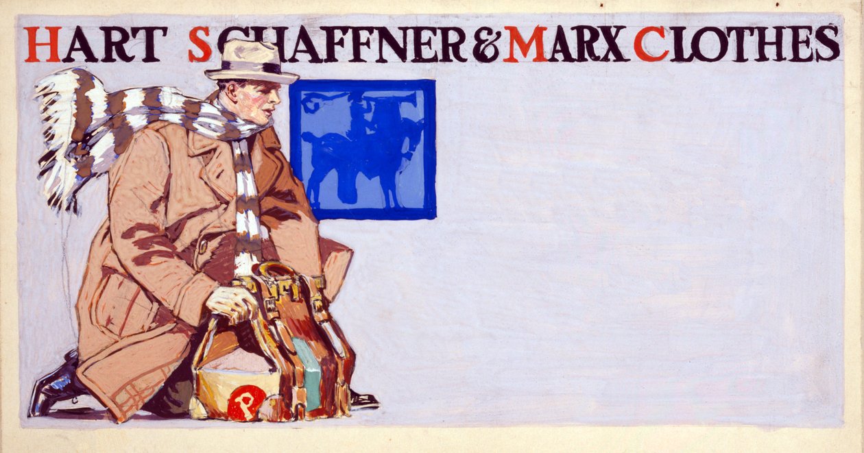 Annonce for Hart, Schaffner & Marx Clothes, pub. 1900 af Edward Penfield