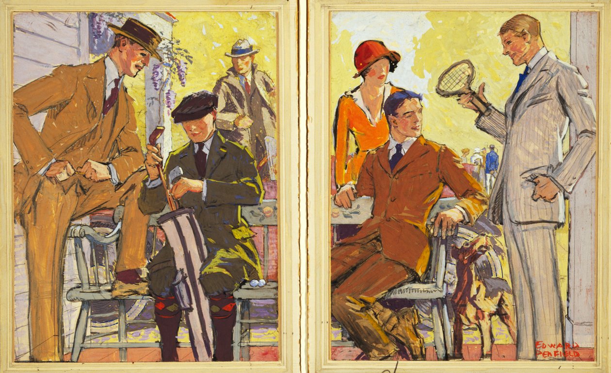 Annonce for Hart, Schaffner & Marx Clothes, pub. 1900 af Edward Penfield