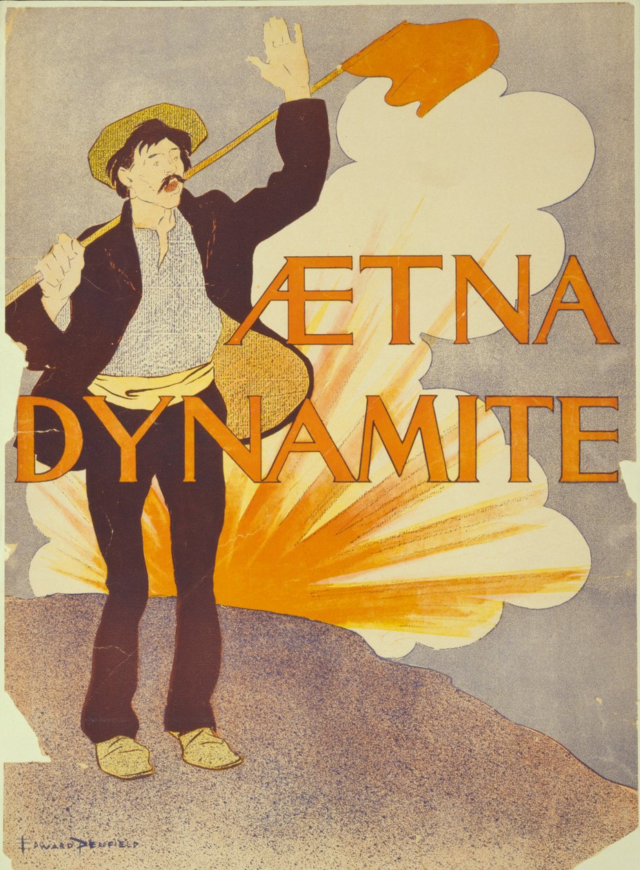Aetna dynamit, 1895 af Edward Penfield