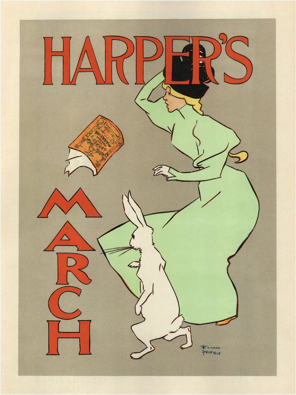 Harpers marts, 1894 af Edward Penfield