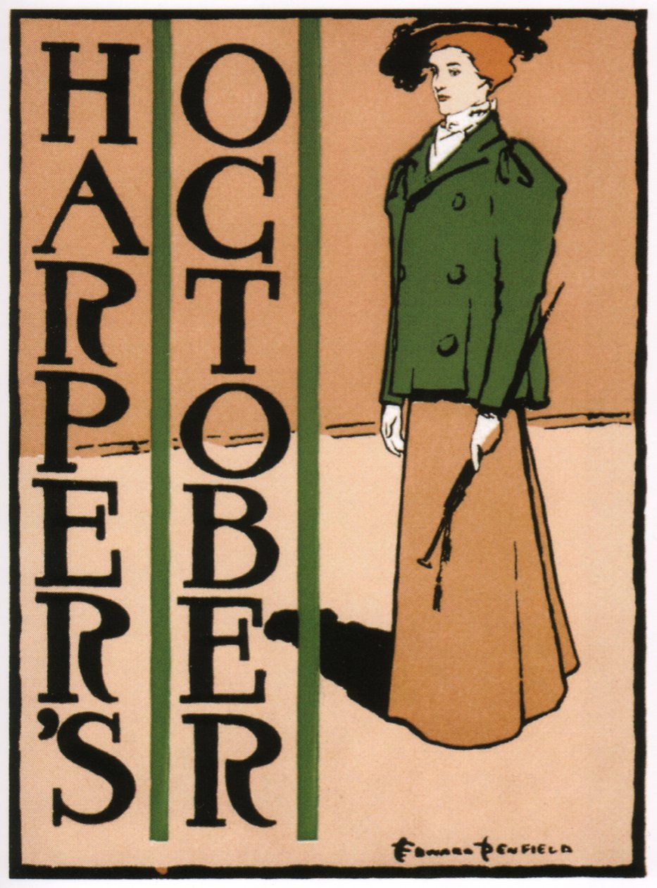 Harpers oktober, 1895 af Edward Penfield