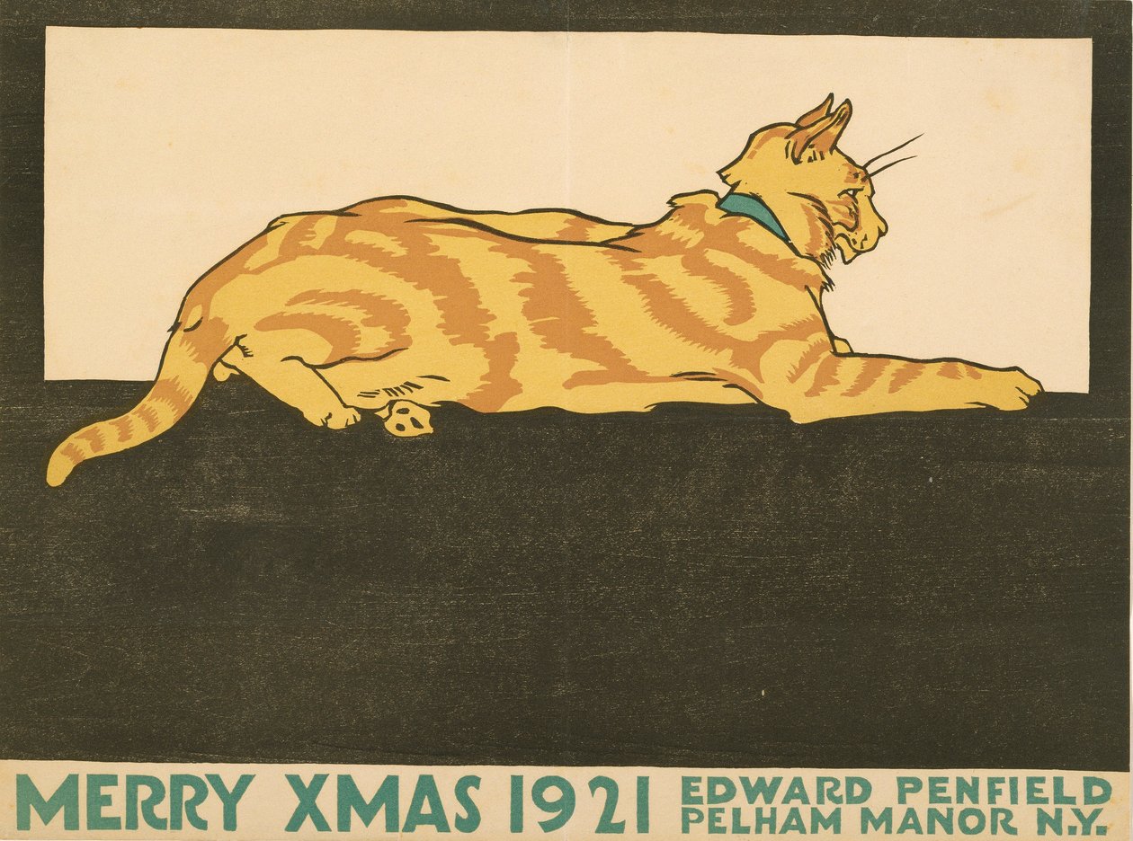 Fröhliche Weihnachten, 1921 af Edward Penfield