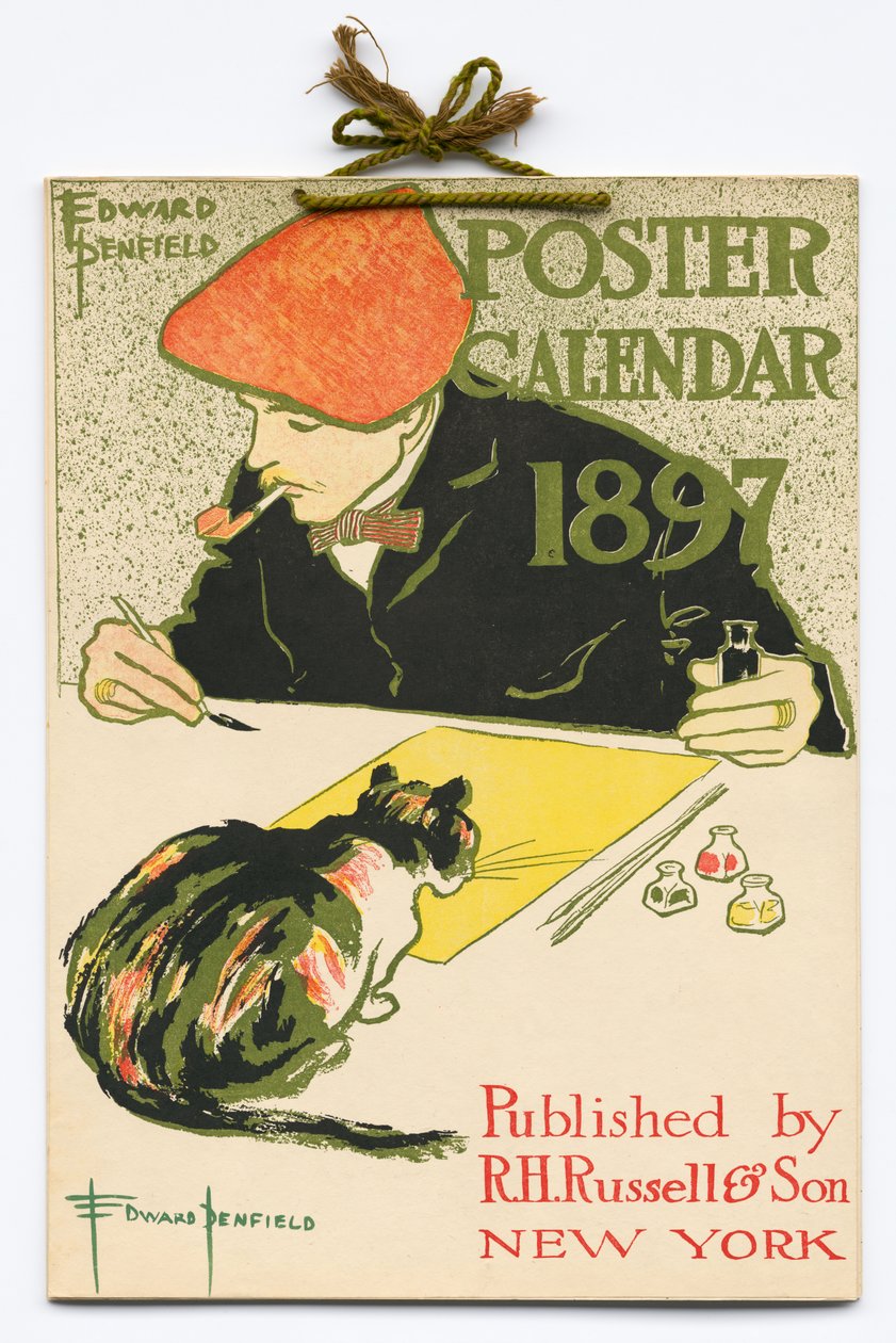 Kalenderplakat 1897 af Edward Penfield
