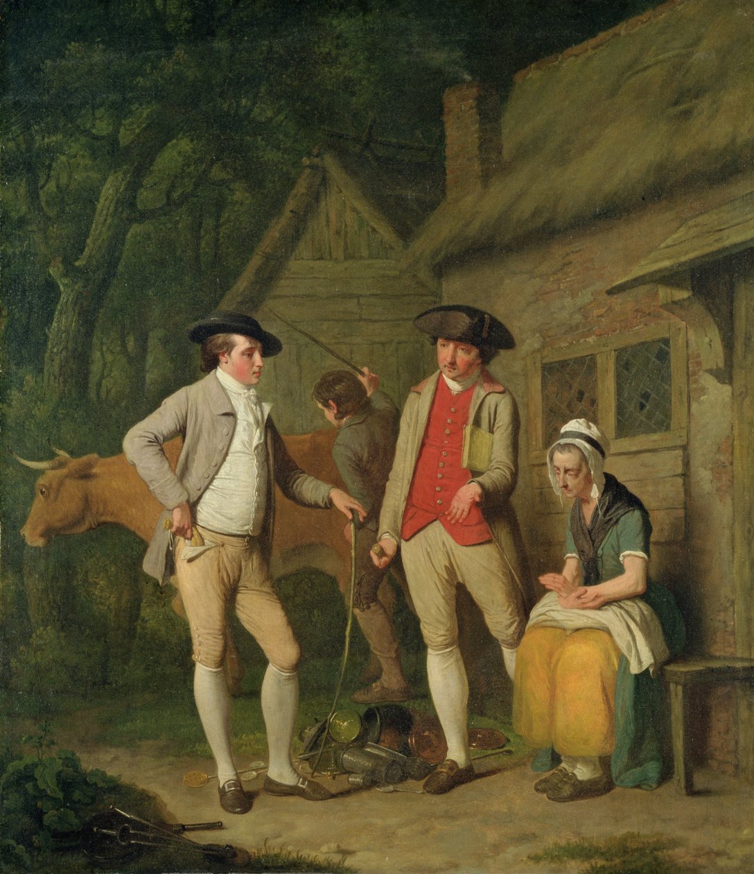 Enken Costards ko og gods, udelukket for skatter, er indløst af Johnny Pearmains generøsitet, 1782 af Edward Penny