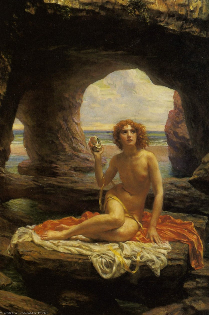 Ved lavvande af Edward Poynter
