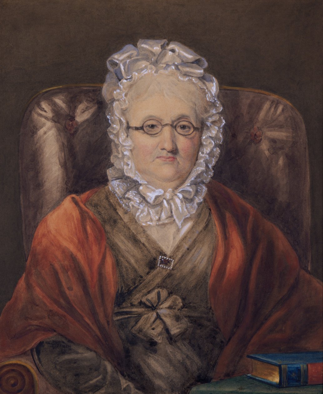 Mrs John Charles, enke efter løjtnant Charles af Edward Pretty