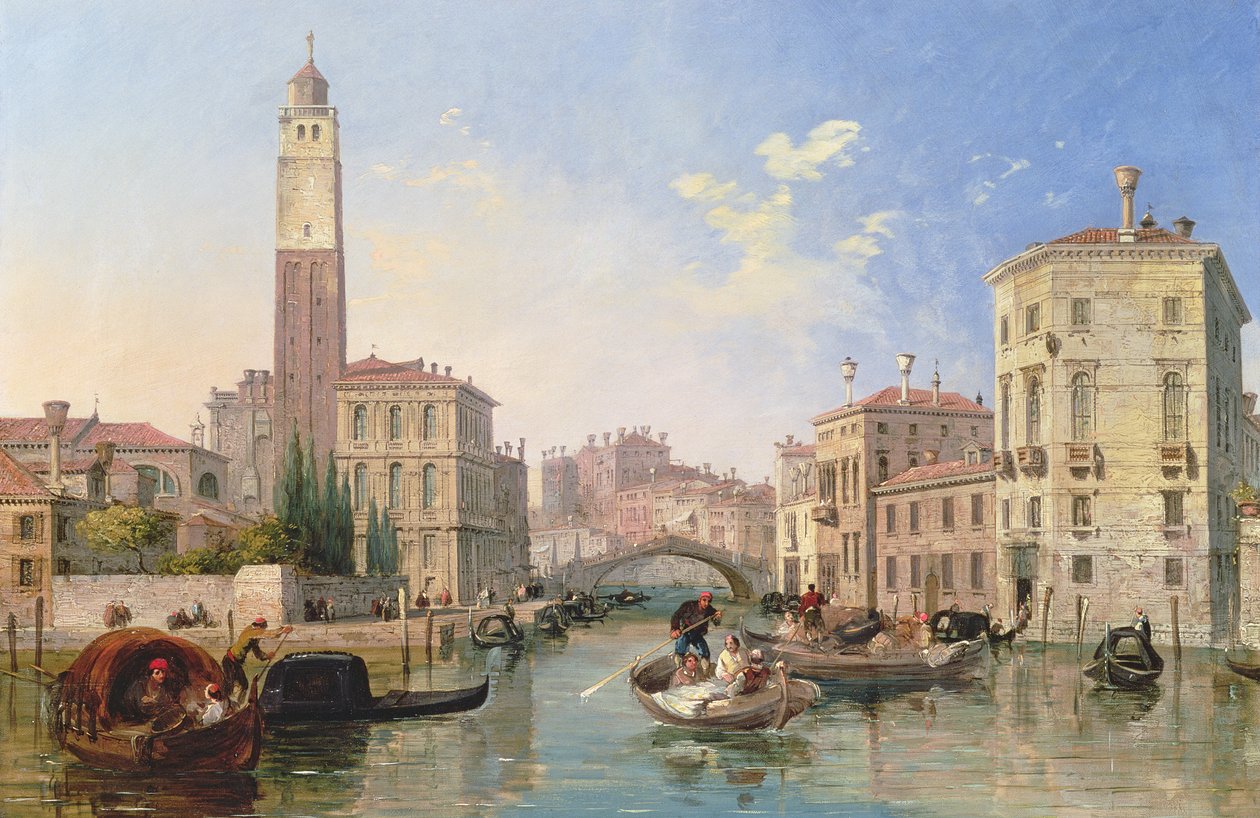 Grand Canal: San Geremia og indgangen til Canneregio af Edward Pritchett