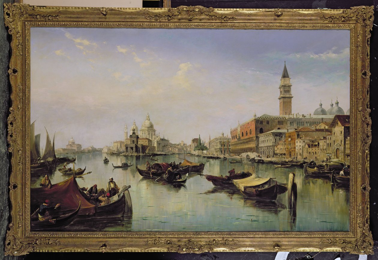 Bacino di San Marco, der ser mod udmundingen af Canal Grande af Edward Pritchett