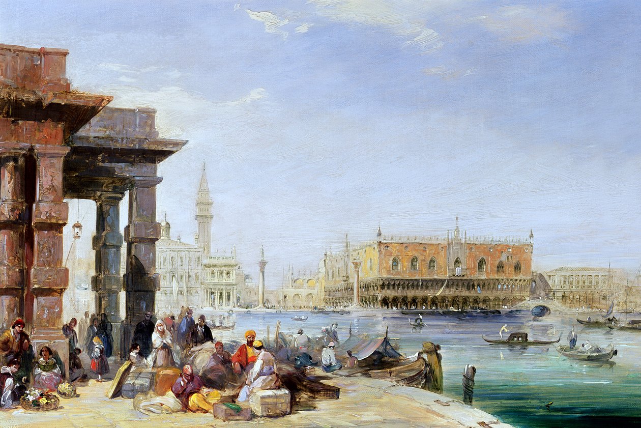 Dogepaladset fra Santa Maria della Salute af Edward Pritchett