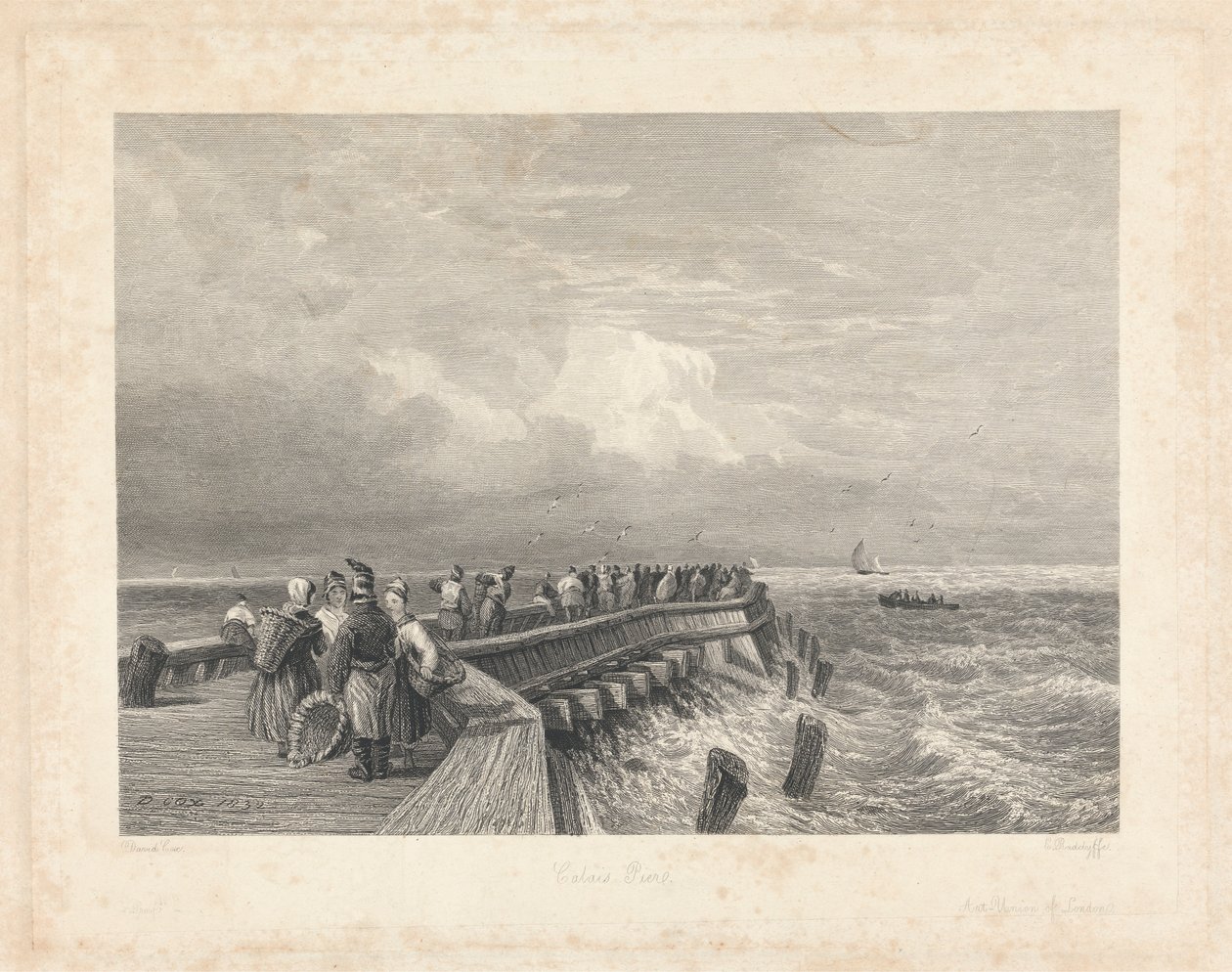 Calais Pier af Edward Radclyffe