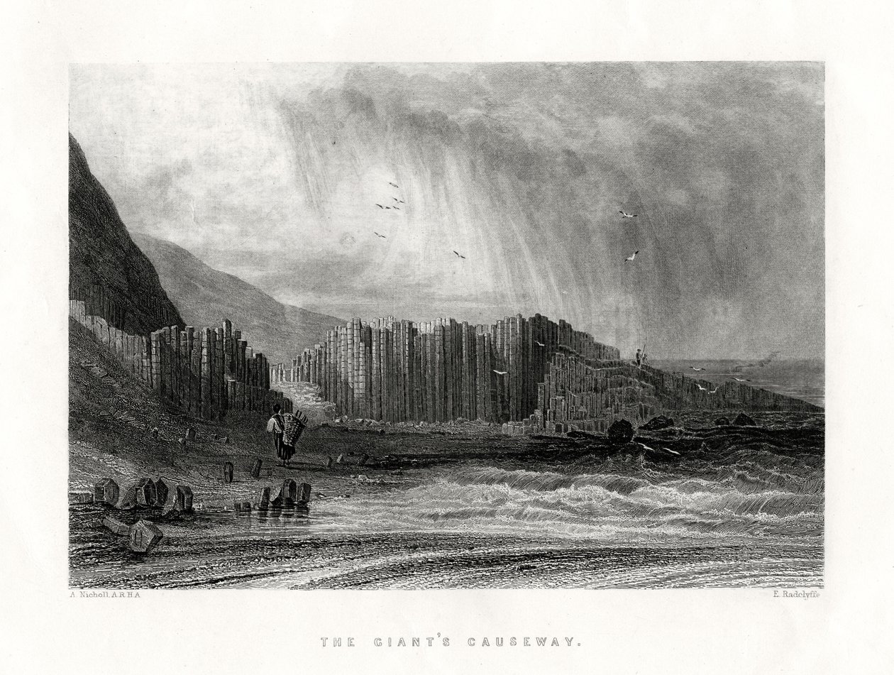The Giants Causeway, County Antrim, Nordirland, 1884 af Edward Radclyffe