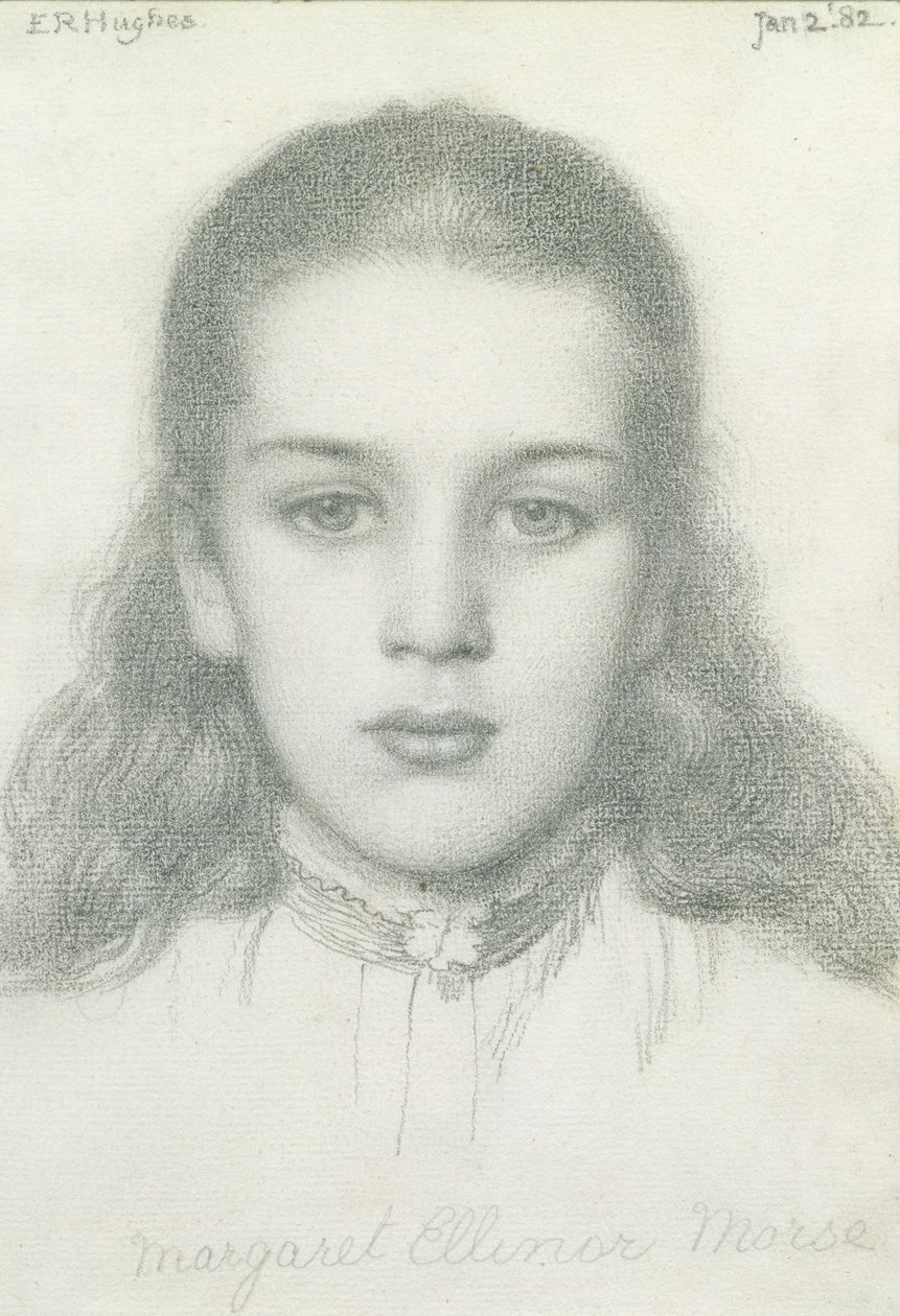 Margaret Ellinor Morse, 2. januar 1882 af Edward Robert Hughes