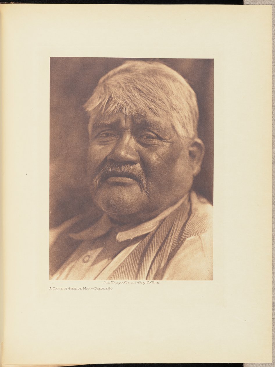 Kaptajn Stor Mand - Diegueño af Edward S. Curtis