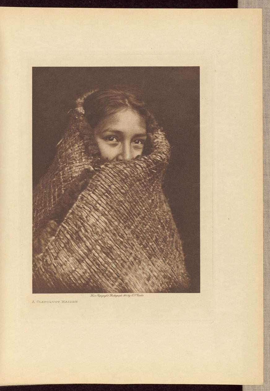 En jomfru fra Clayoquot af Edward S. Curtis