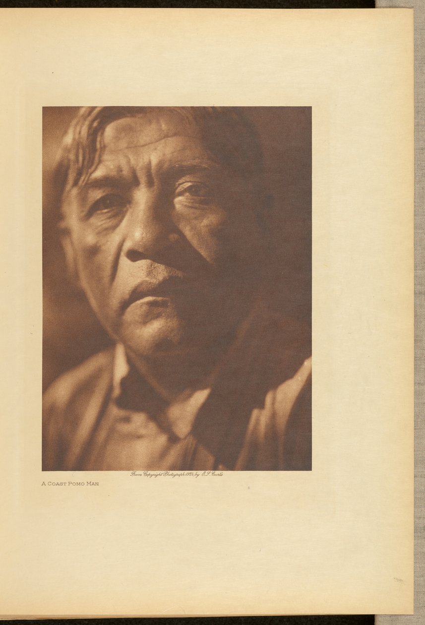 En mand fra Pomo-kysten af Edward S. Curtis