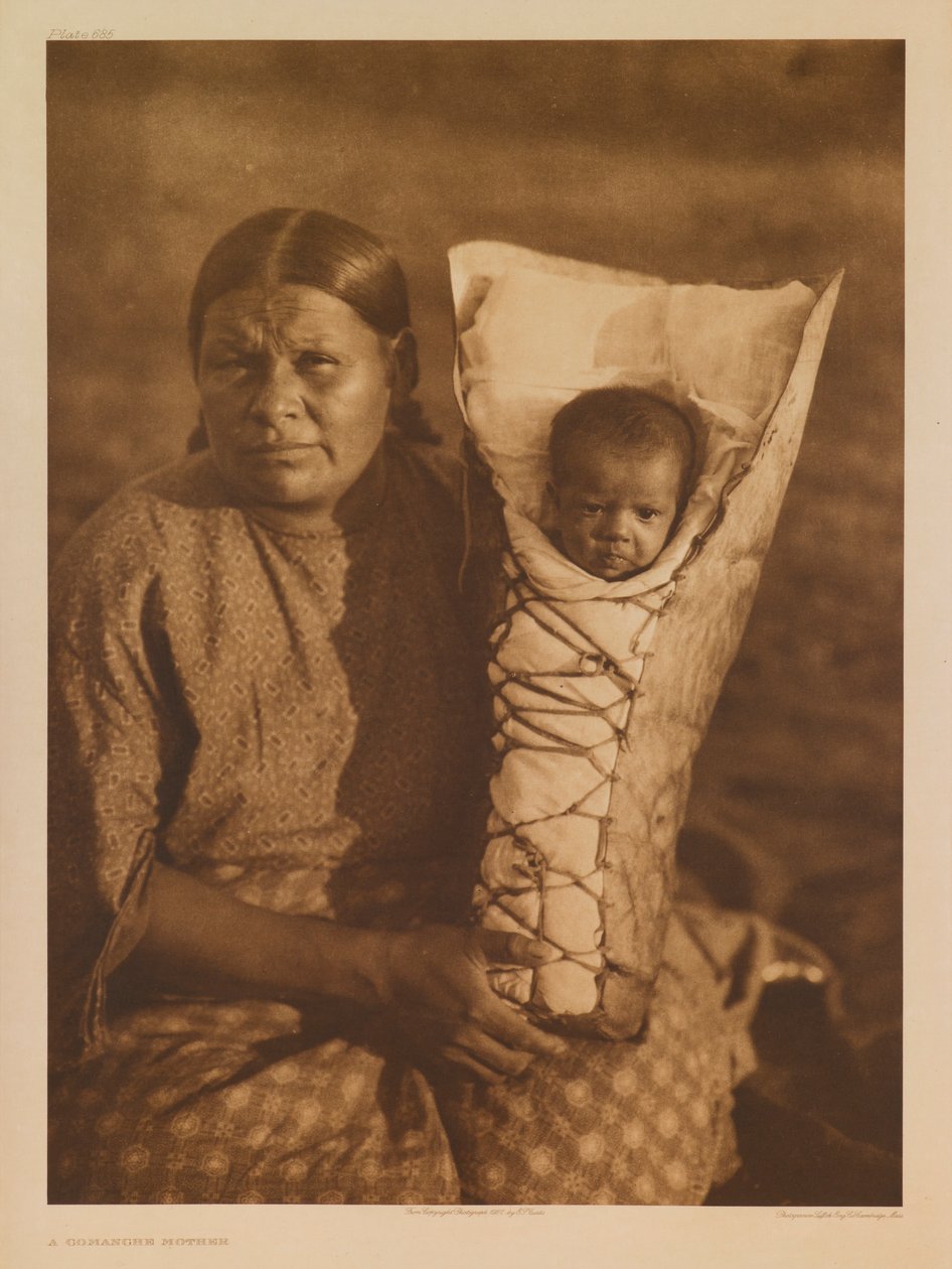 En comanche-mor af Edward S. Curtis