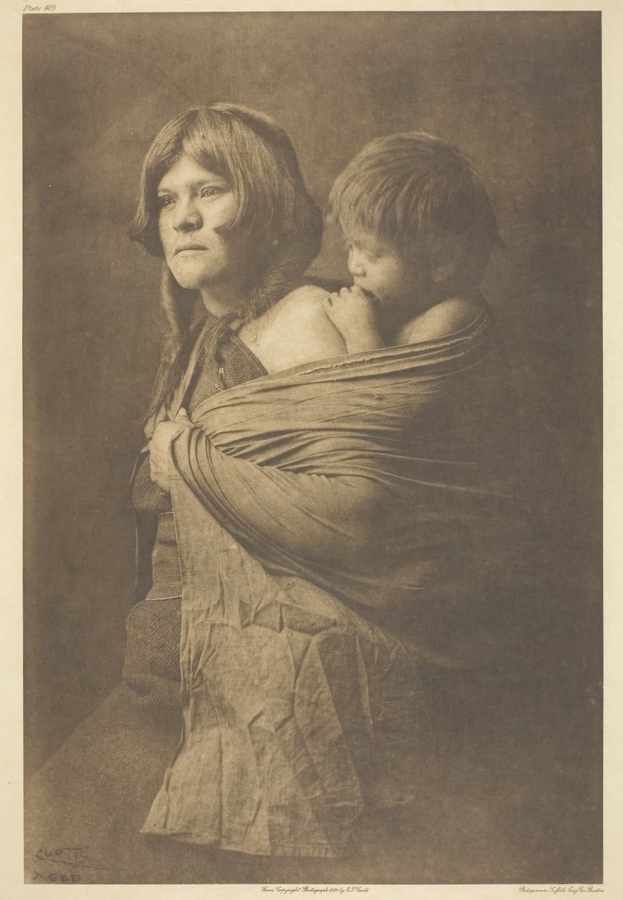 En Hopi-mor af Edward S. Curtis
