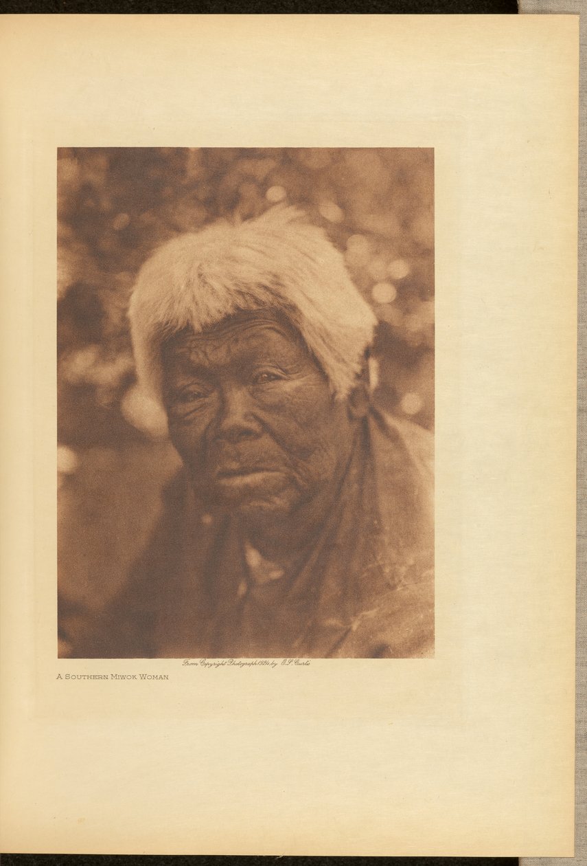 En sydlig Miwok-kvinde af Edward S. Curtis