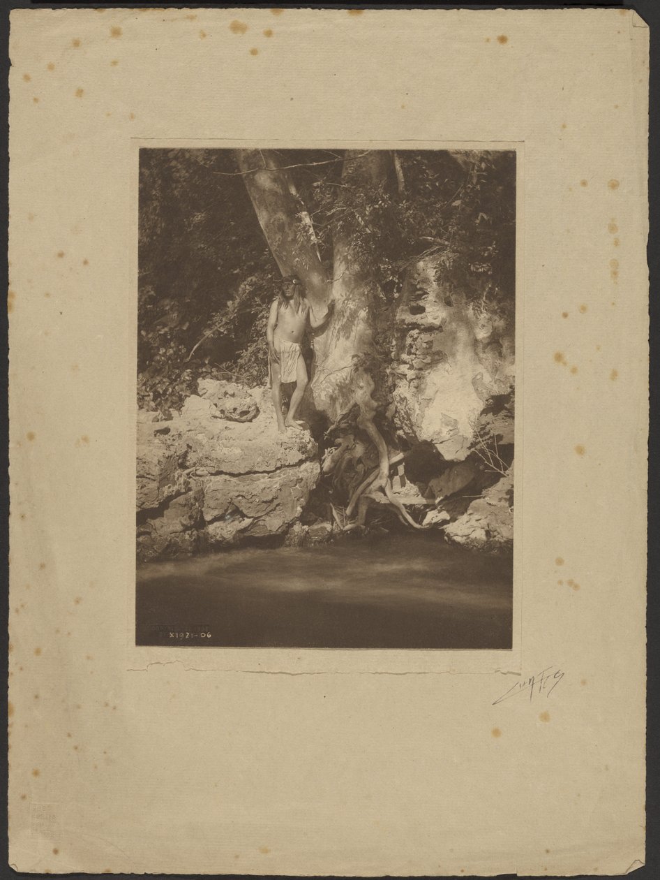 Apache-Black River (ved platantræet) af Edward S. Curtis