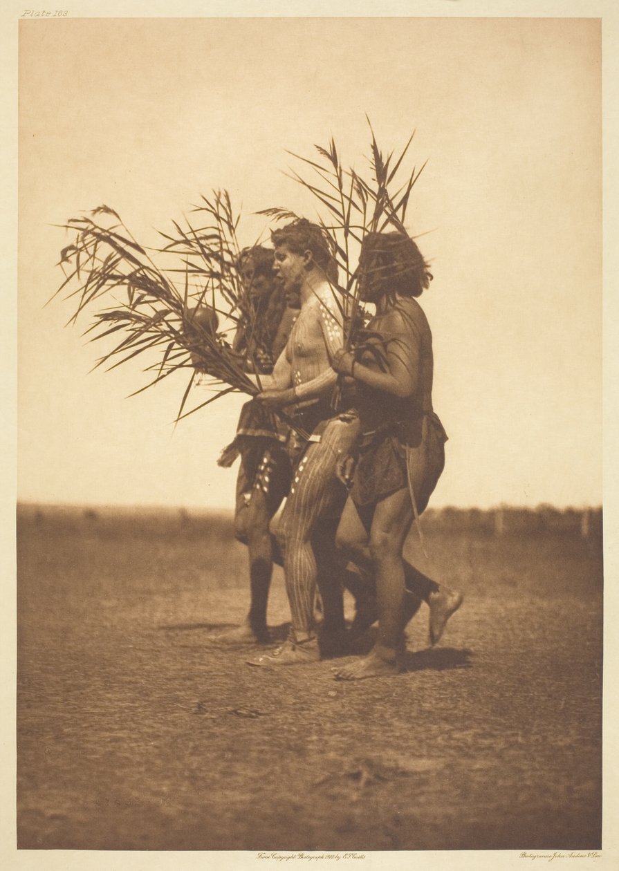 Arikara medicin-ceremoni - ænderne af Edward S. Curtis