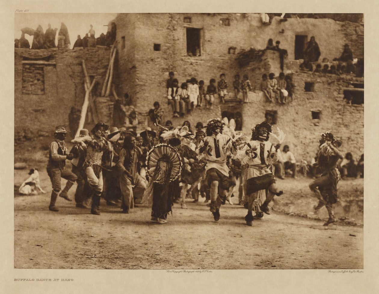 Buffalo Dance i Hano af Edward S. Curtis