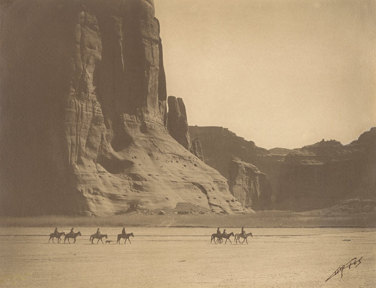 Canyon de Chelly af Edward S. Curtis