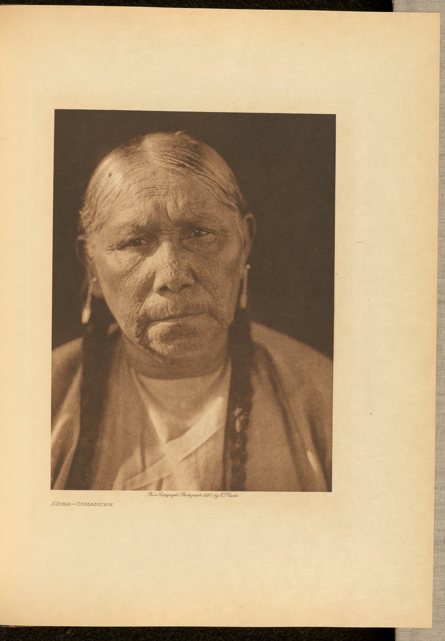 Kícha - Comanche af Edward S. Curtis