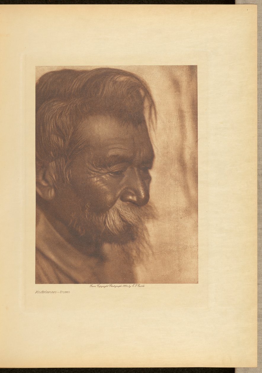 Koshonono - Pomo af Edward S. Curtis