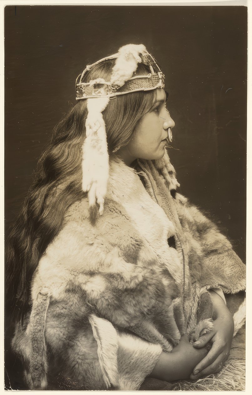 Naida, den stolte prinsesse af Edward S. Curtis