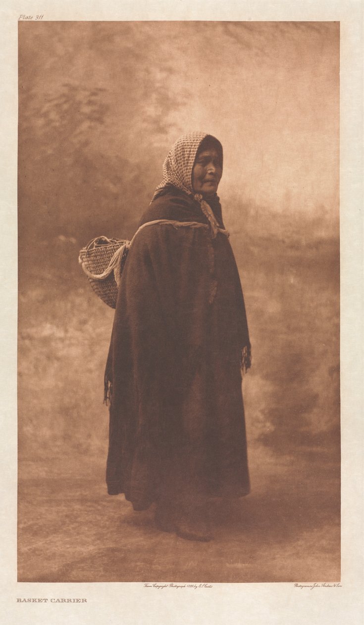 Portfolio IX, Plade 311: Kurveholder af Edward S. Curtis