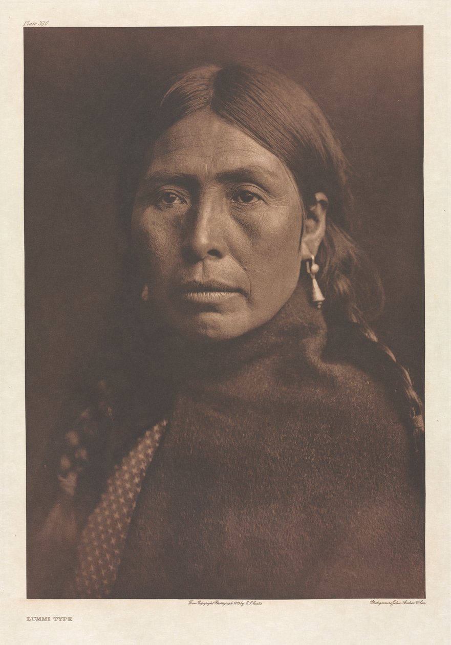 Portfolio IX, Plade 320: Lummi Type af Edward S. Curtis