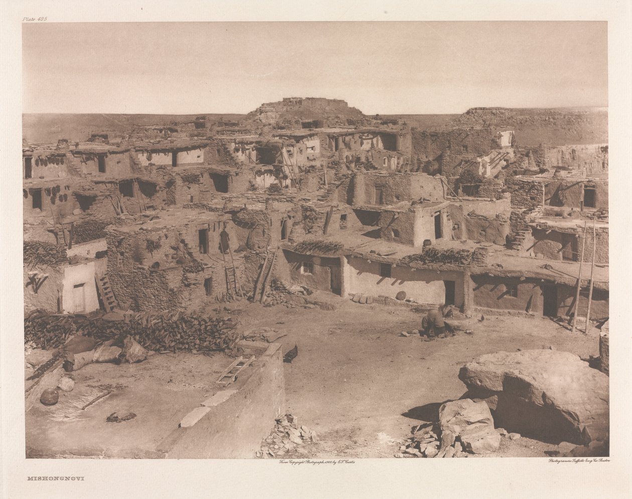 Portfolio KI, Plade 425: Mishongnovi af Edward S. Curtis