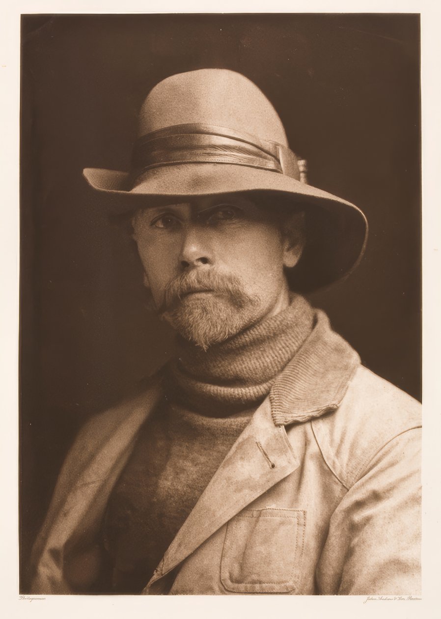 Selvportræt af Edward S. Curtis