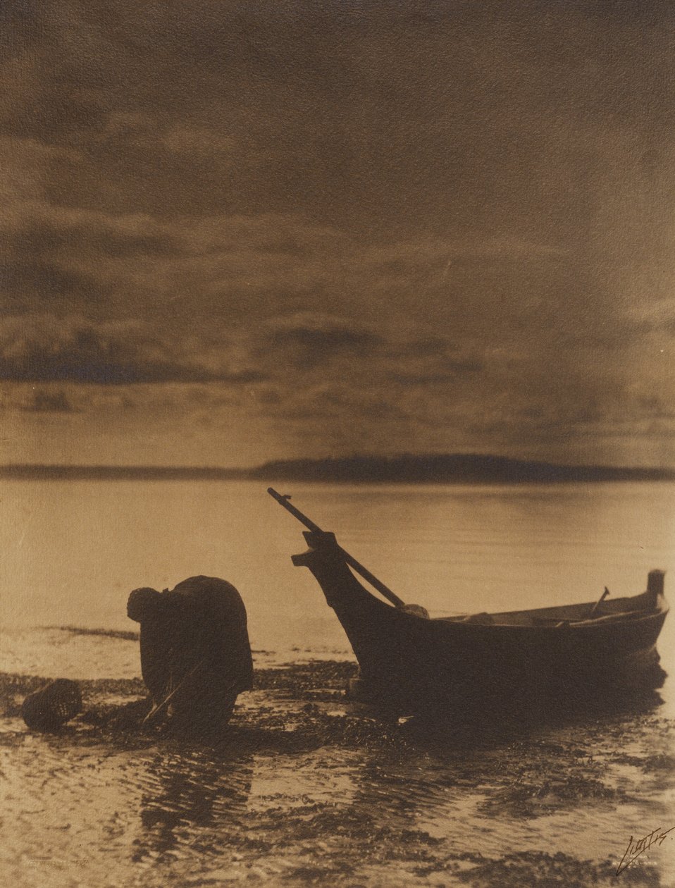 [Muslingegraveren] af Edward S. Curtis