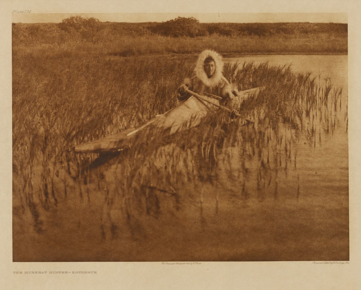 Bisamrottejægeren - Kotzebue af Edward S. Curtis