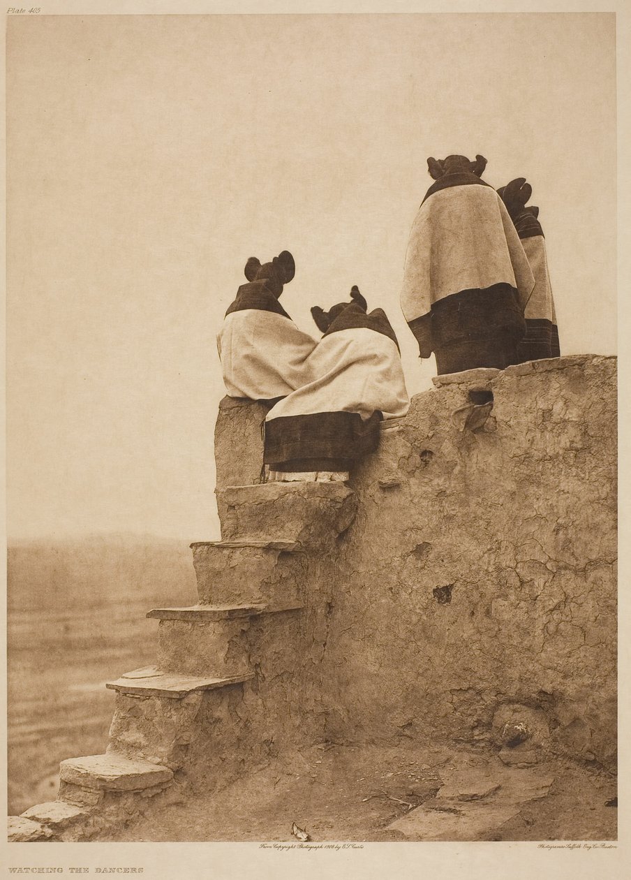 Ser på danserne af Edward S. Curtis