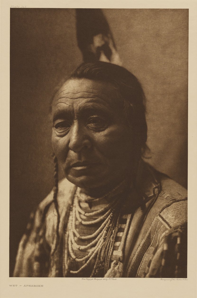[Wet – en Apsáalooke-mand] af Edward S. Curtis